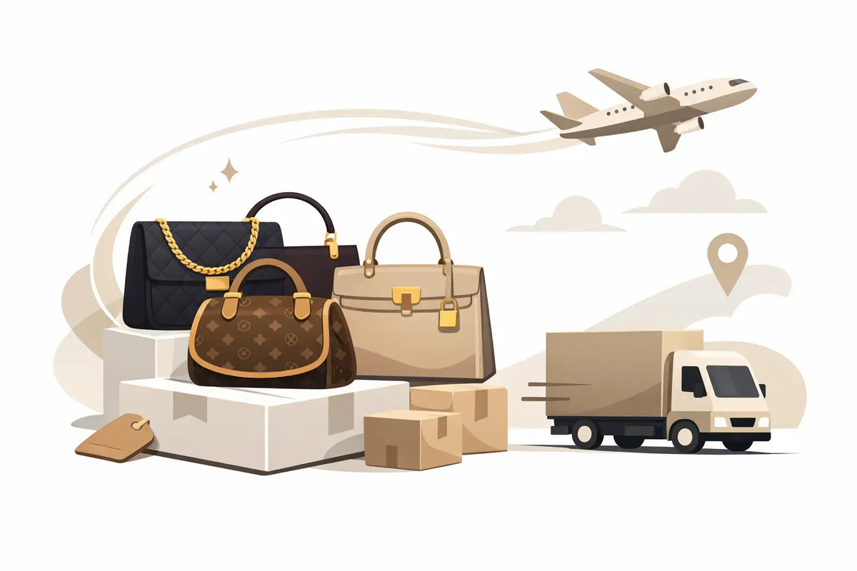 Complimentary Shipping on Luxury Resale Bags
