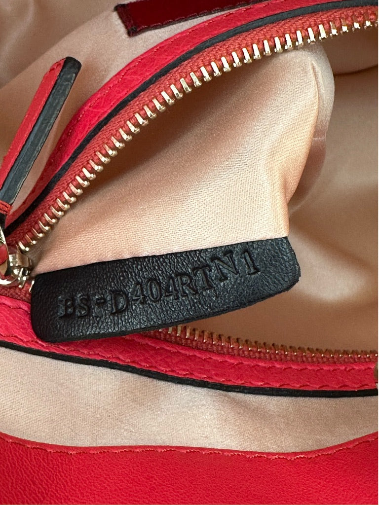 Valentino Garavani Rosier Medium Tote w/Real Pink and Black Fabric Rosettes
