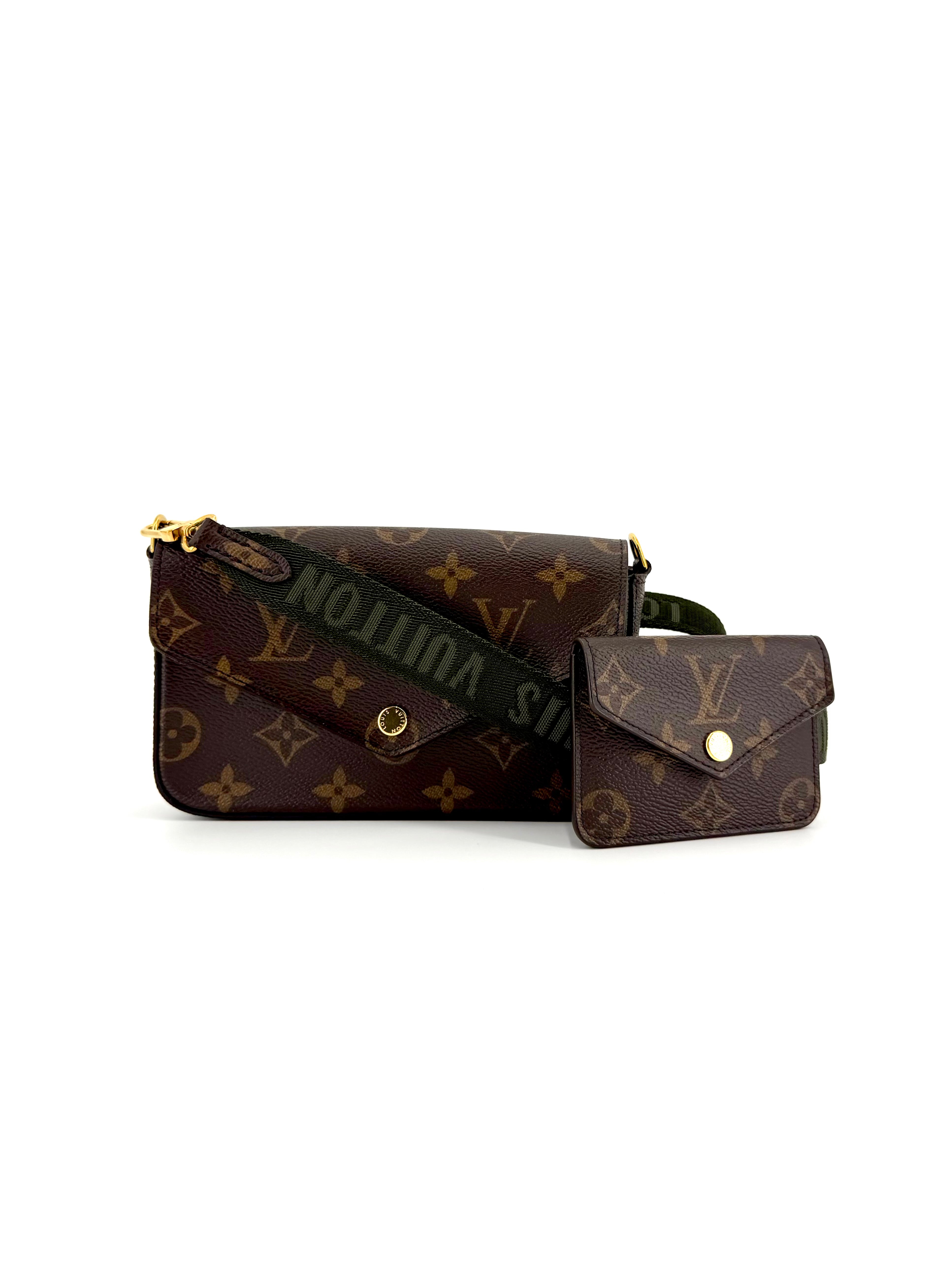 Pre-Owned Louis Vuitton Felicie Strap and Go Crossbody Bag