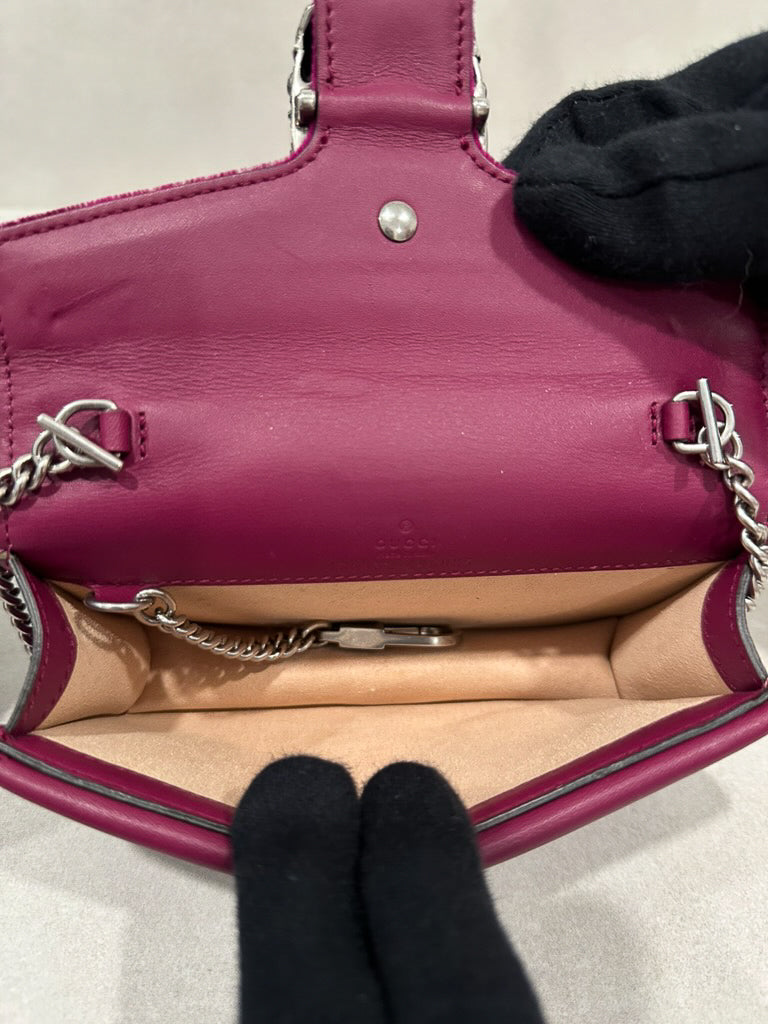 Gucci Velvet Crystal Dionysus - Super Mini