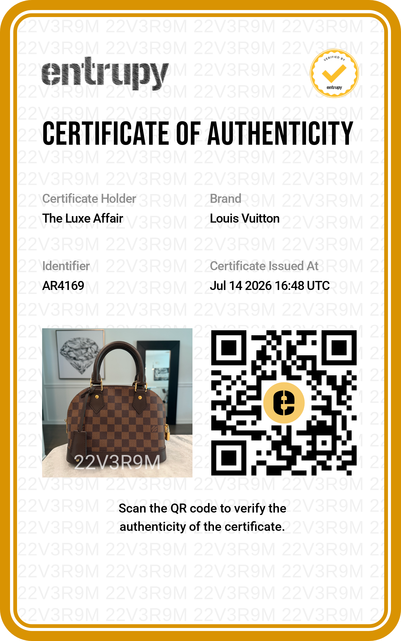 Pre-Owned Louis Vuitton Alma BB Damier Ebene with Crossbody Strap