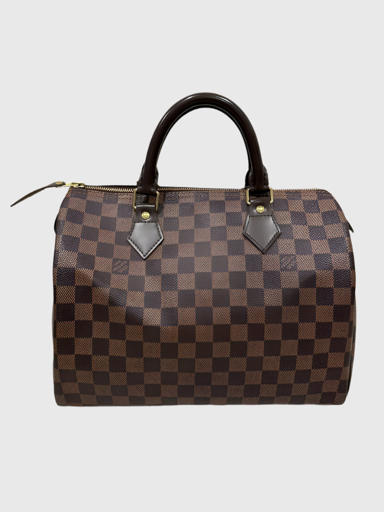 Louis Vuitton Brown Damier Ebene Speedy 30 Handbag
