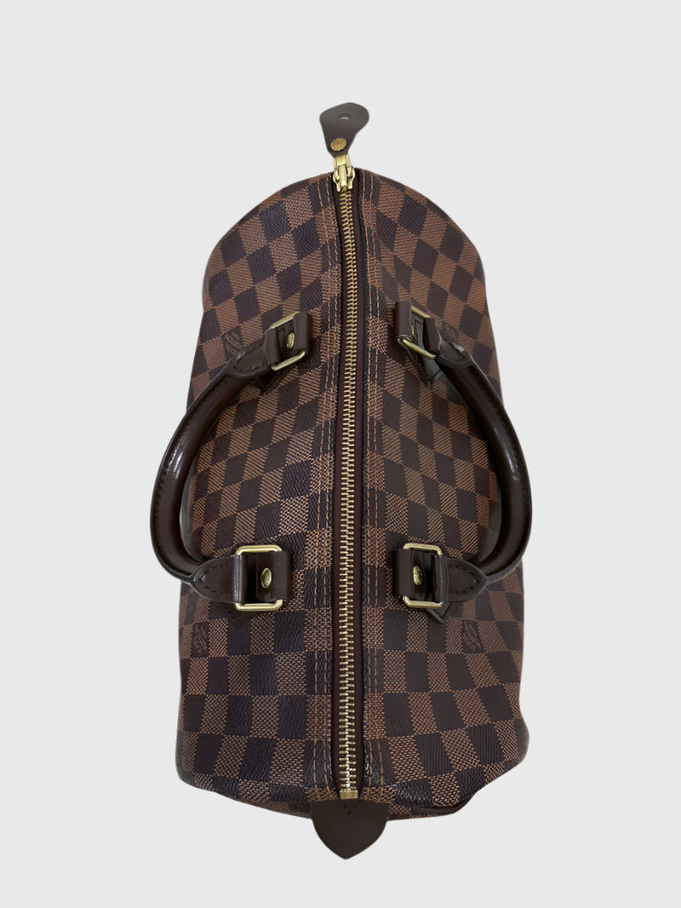 Louis Vuitton Brown Damier Ebene Speedy 30 Handbag