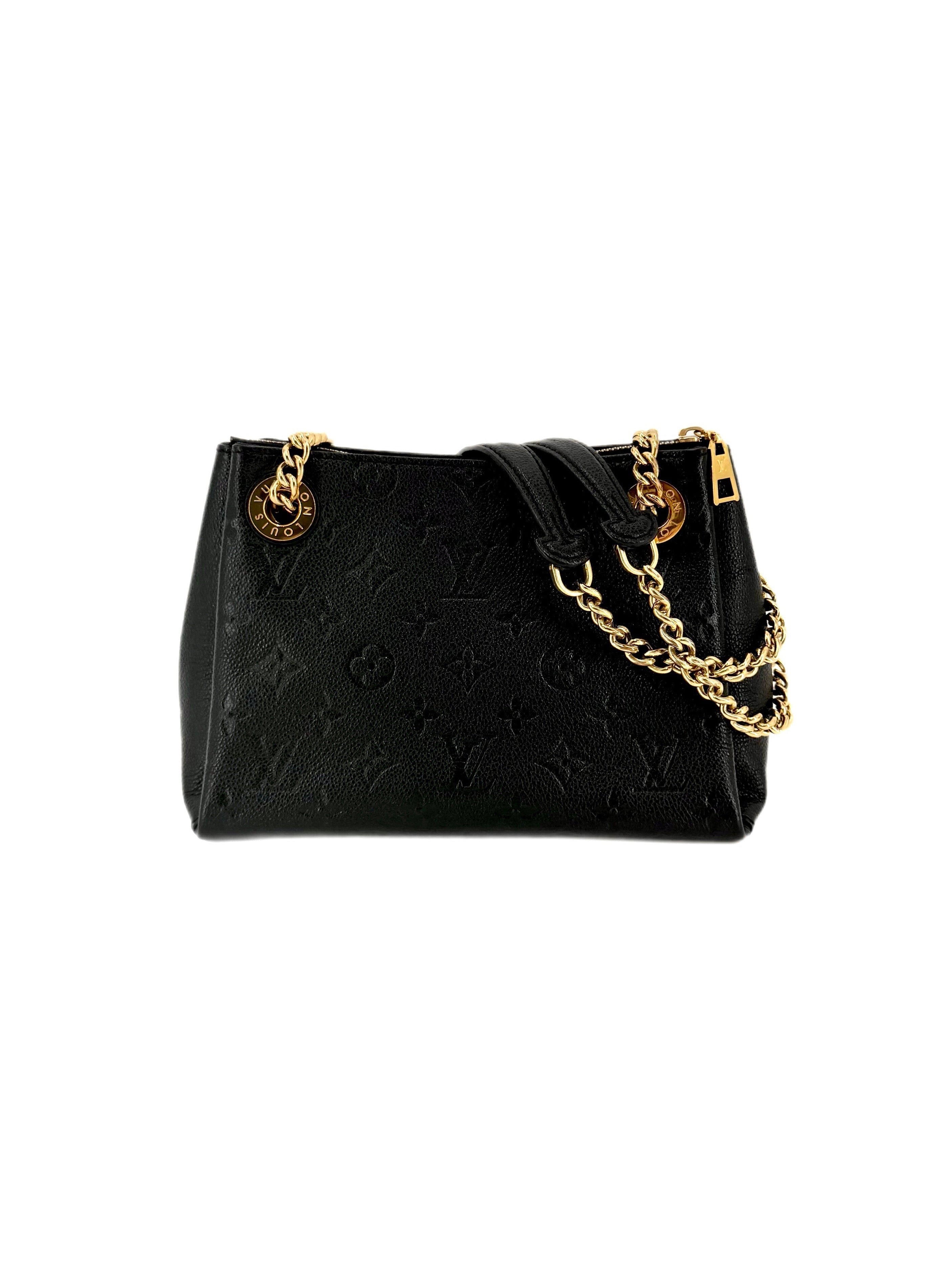 Louis Vuitton Surène BB Black Monogram Empreinte Leather Gold Hardware Crossbody Bag