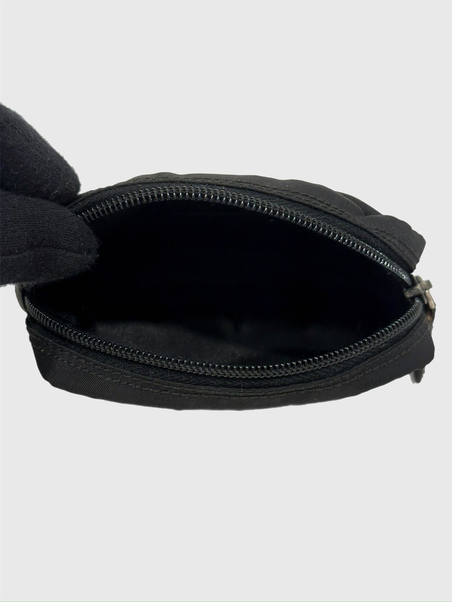 Prada Black Nylon Cosmetic Tech Pouch - Mini