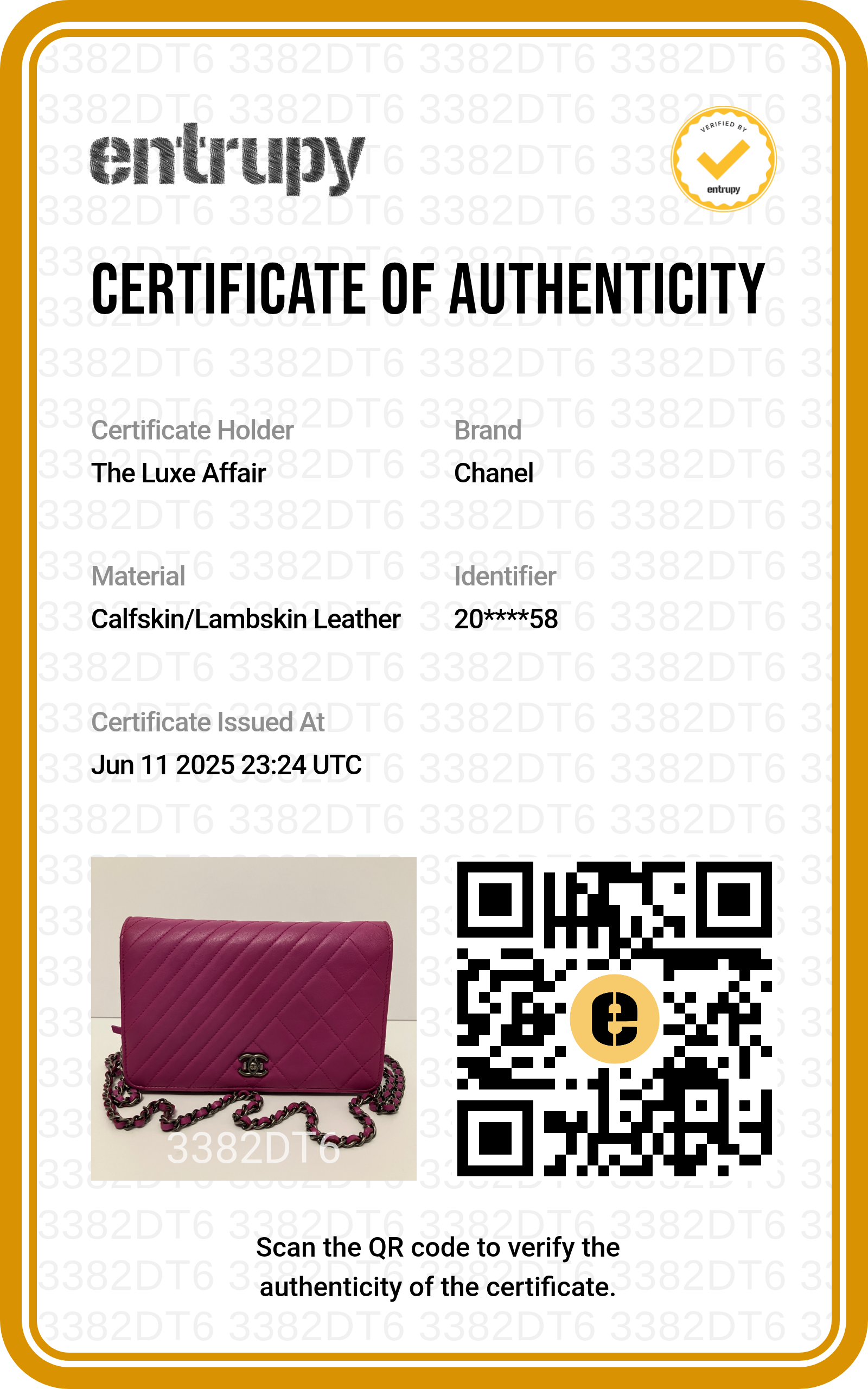 Chanel Coco Boy Purple Lambskin Wallet on Chain WOC