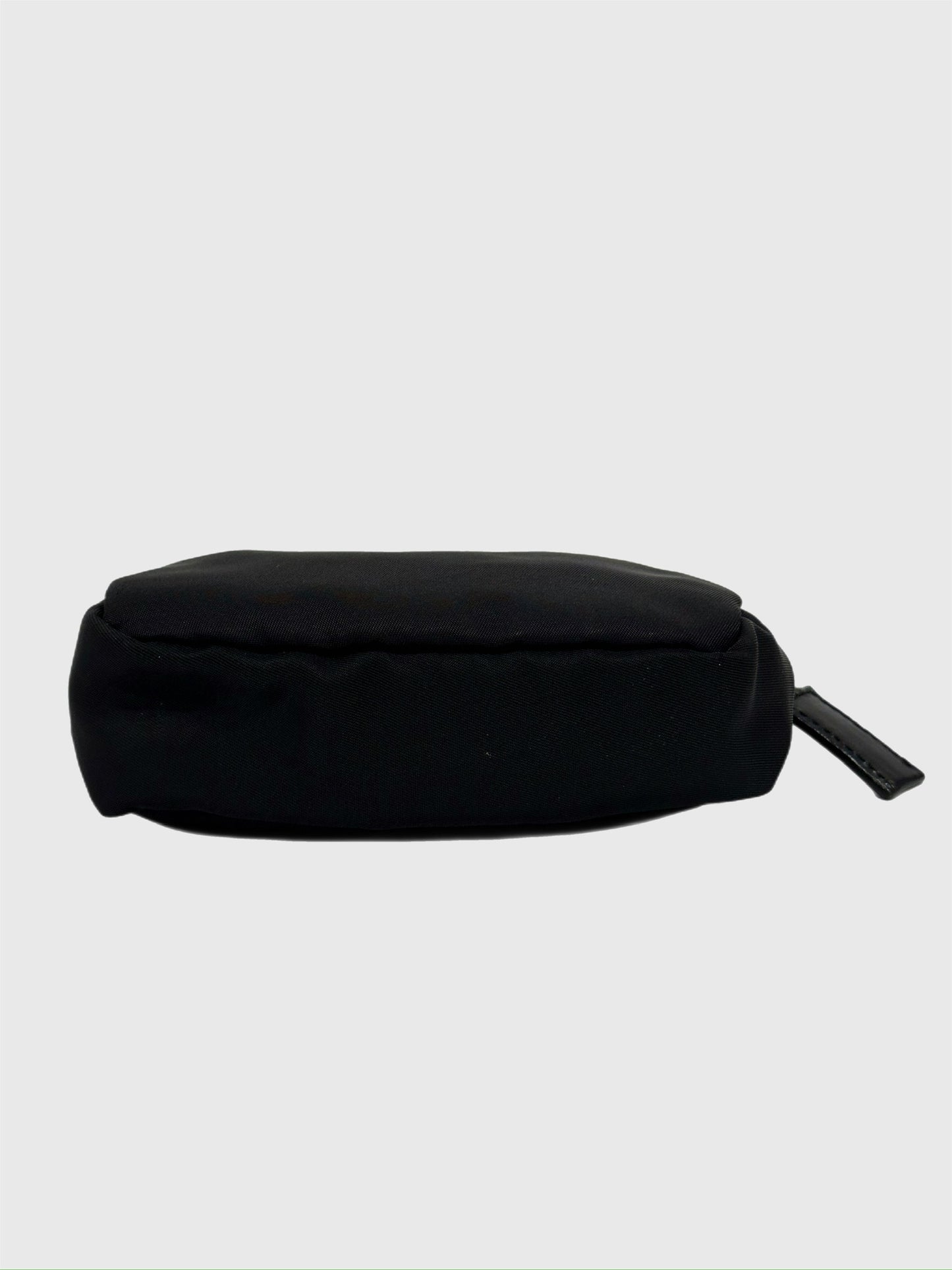 Prada Black Nylon Cosmetic Tech Pouch - Mini