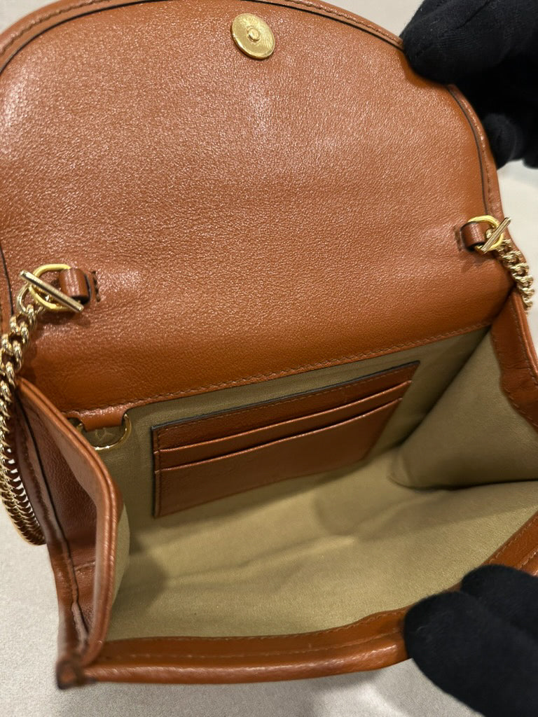 Gucci Canvas Beige Rajah Crossbody Bag