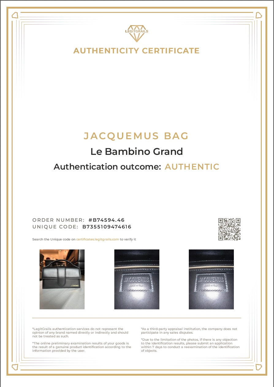 Jacquemus Le Grand Bambino Leather Crossbody Bag