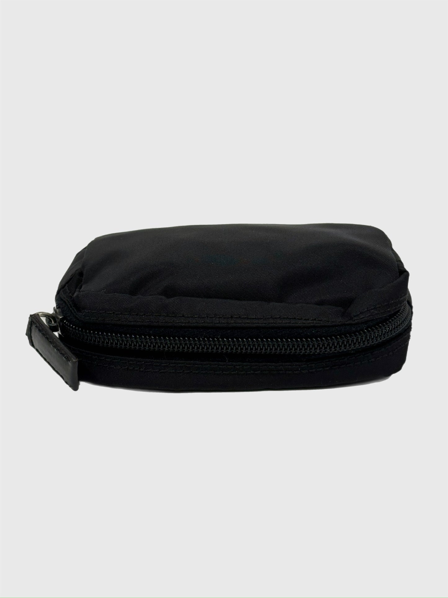 Prada Black Nylon Cosmetic Tech Pouch - Mini