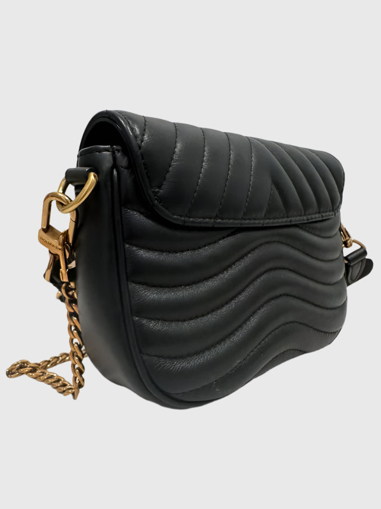Louis Vuitton Black Quilted Leather New Wave Multi Pochette