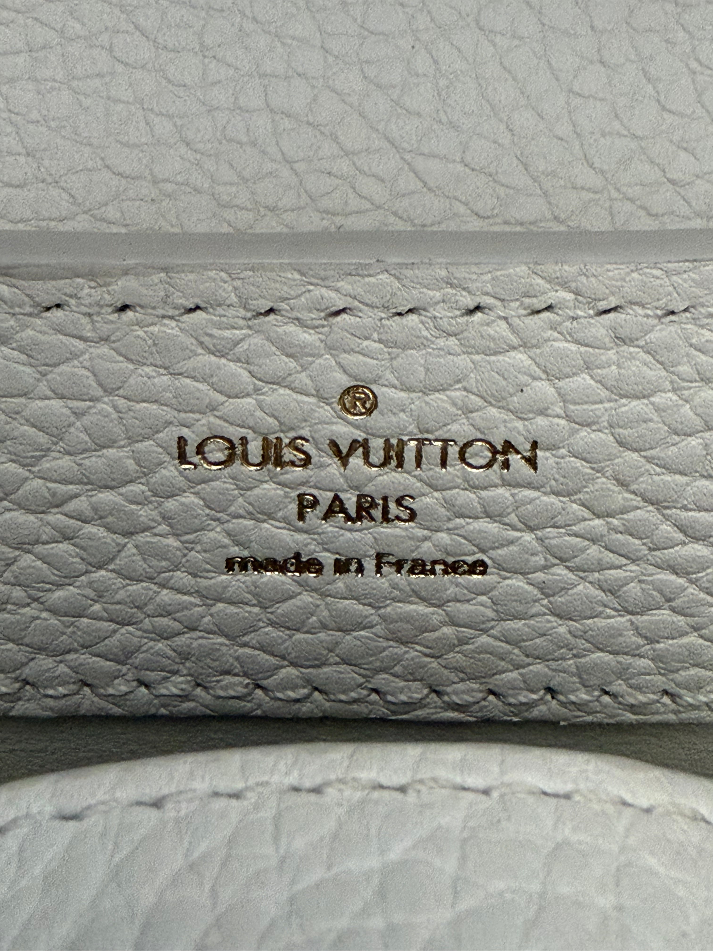 Pre-Owned Louis Vuitton Python Taurillon Capucines BB w/ Strap (Full set)