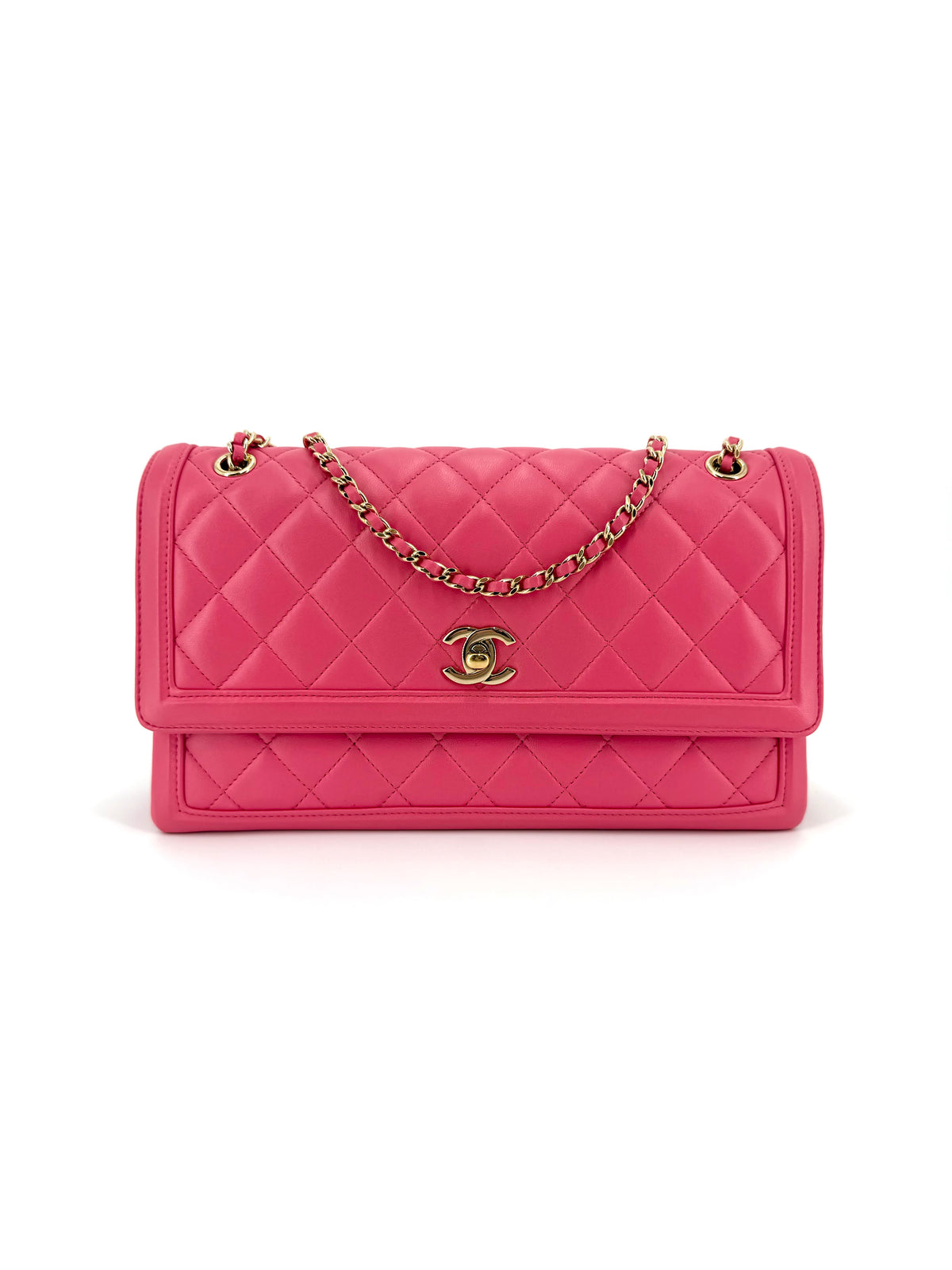 Pre-owned Chanel Three Compartment East West Bag