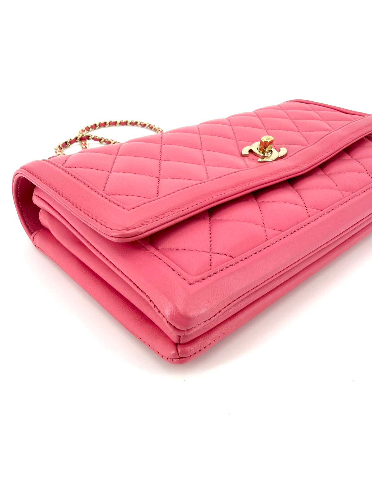 Pre-owned Chanel Three Compartment East West Bag