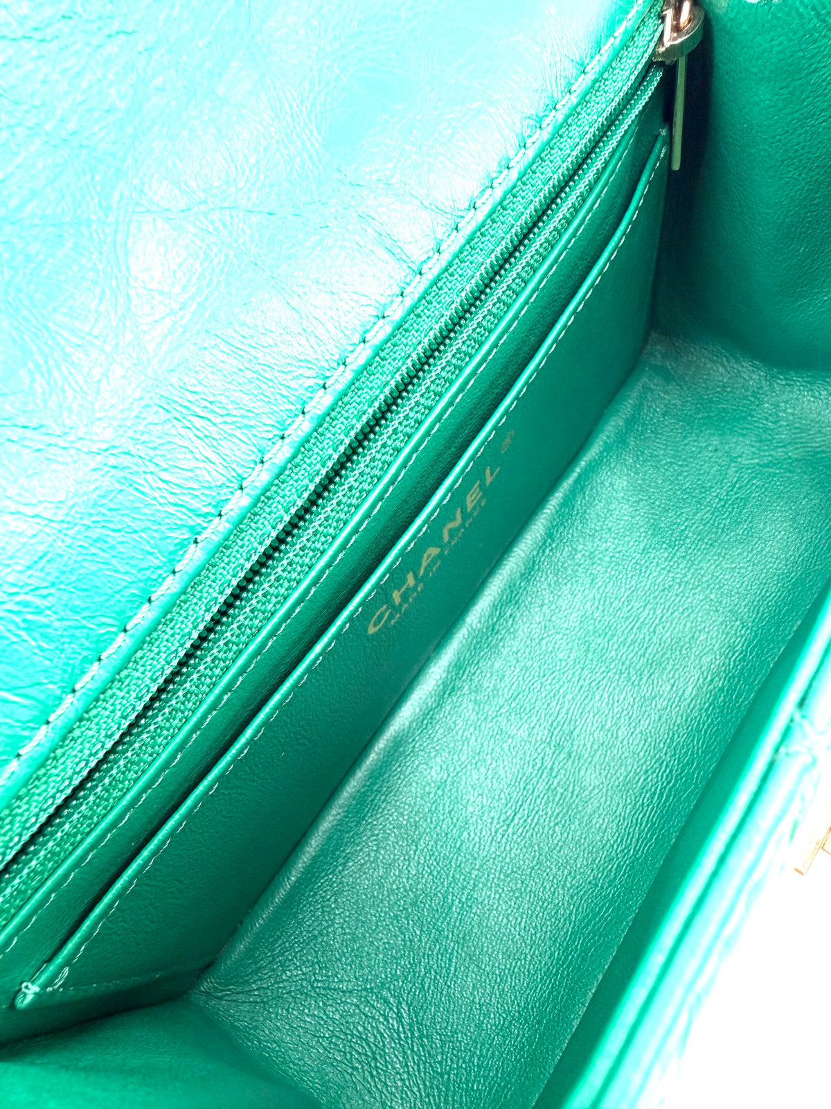 Pre-Owned Chanel Reissue 2.55 Aged Calfskin Mini Bag