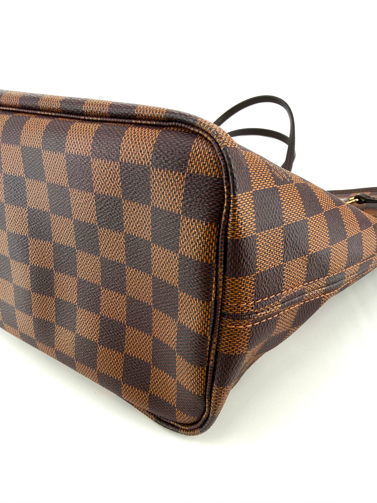 Pre-owned Louis Vuitton Neverfull MM Damier Ebene Bag with Pouch