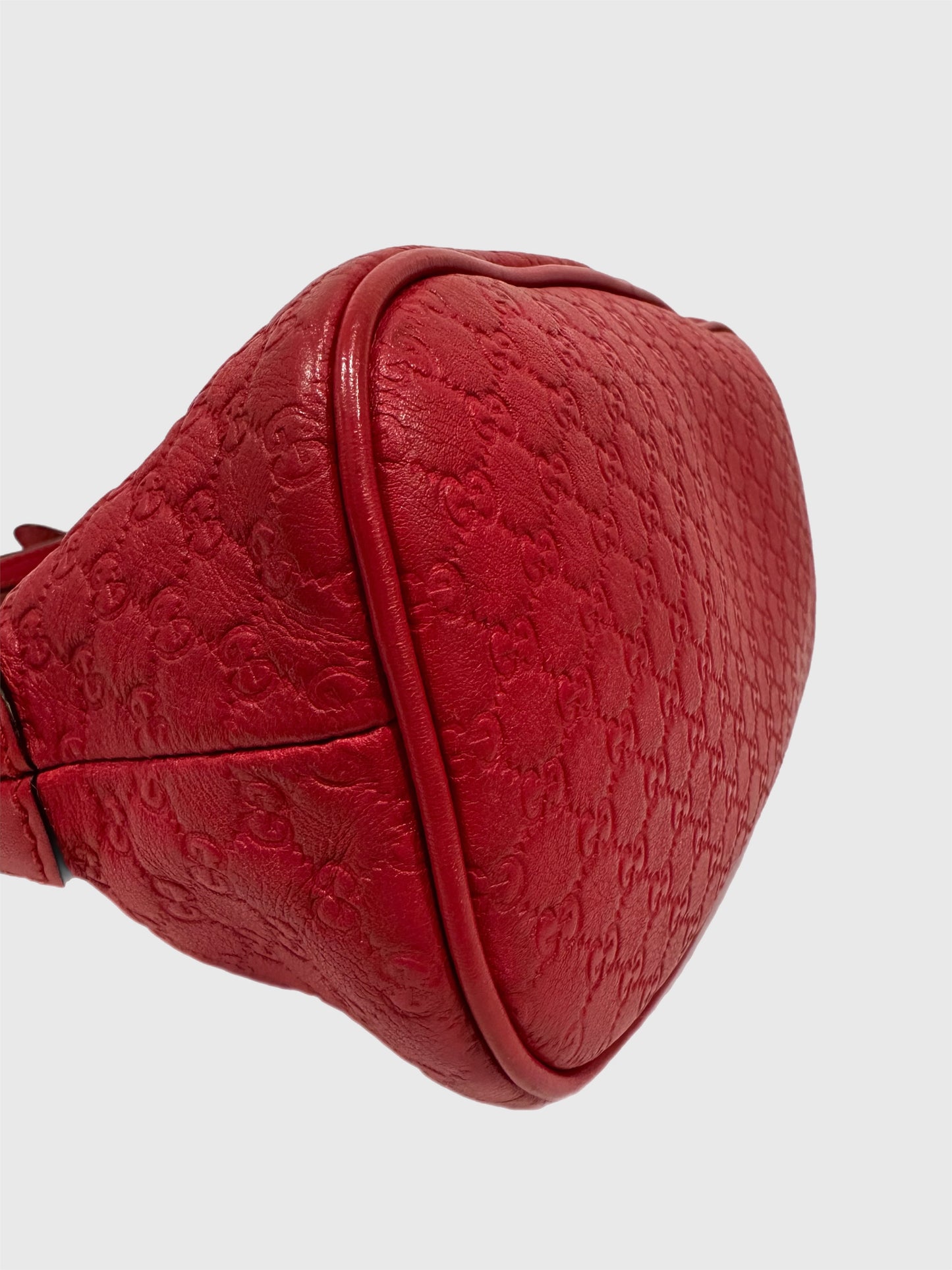 Gucci Red Microguccissima GG Mini Dome Cross Body Bag