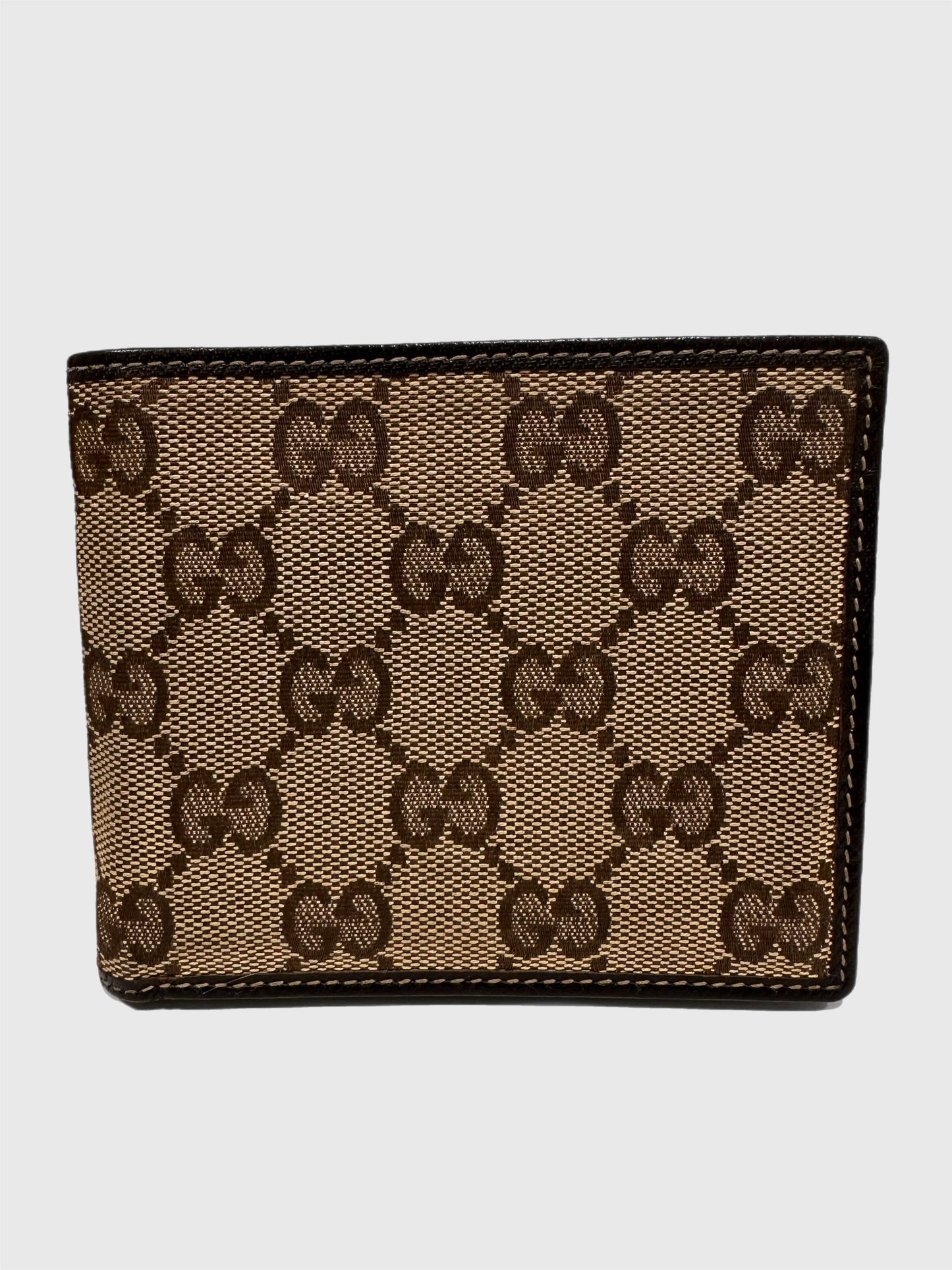 Gucci Original Supreme GG Canvas Bifold Wallet