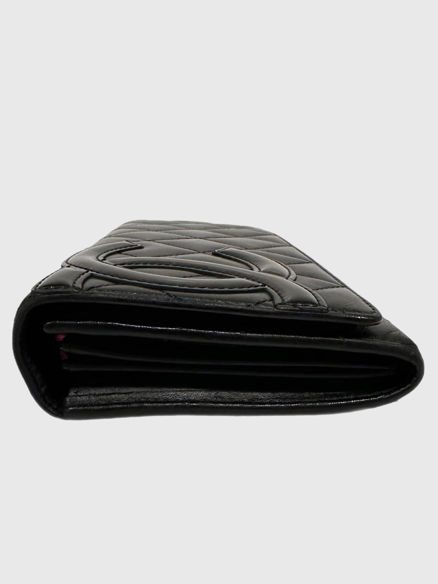 Chanel Cambon Quilted Lambskin Long Wallet