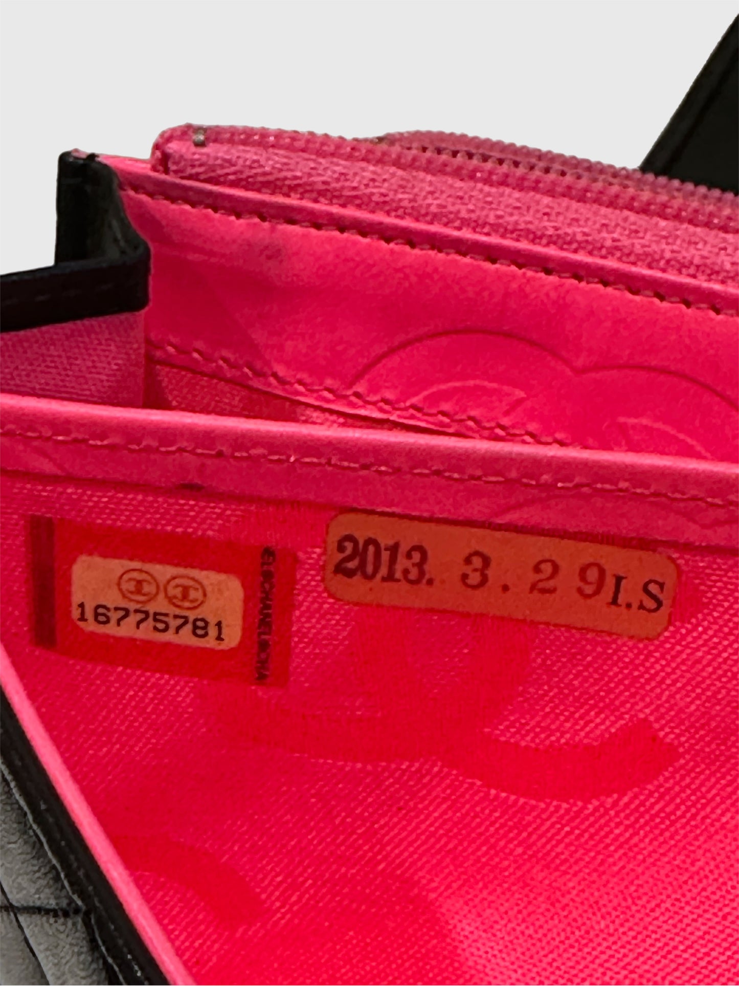 Chanel Cambon Quilted Lambskin Long Wallet