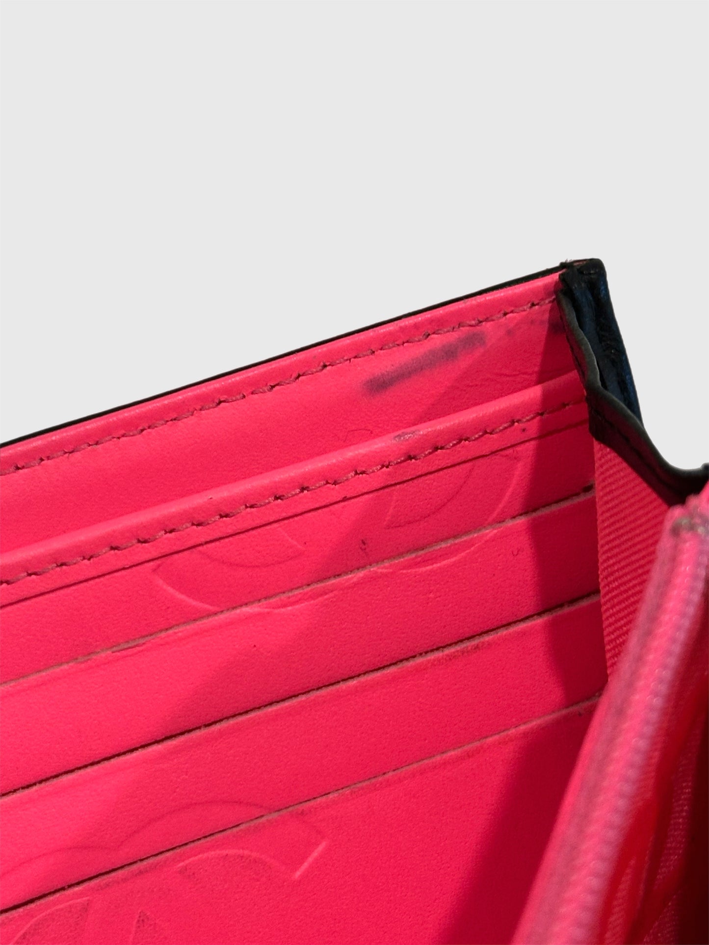 Chanel Cambon Quilted Lambskin Long Wallet