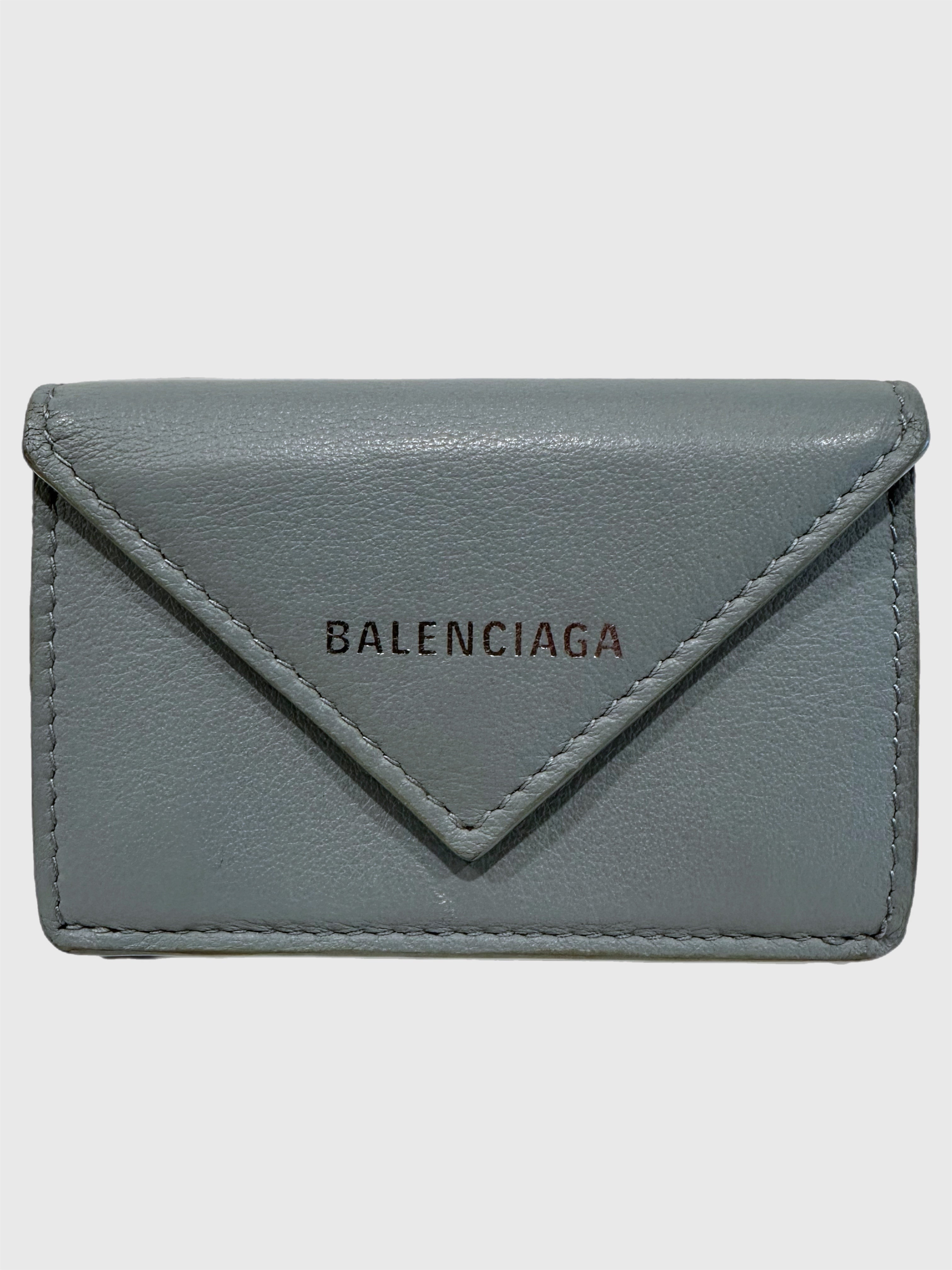 Balenciaga Leather Compact Wallet