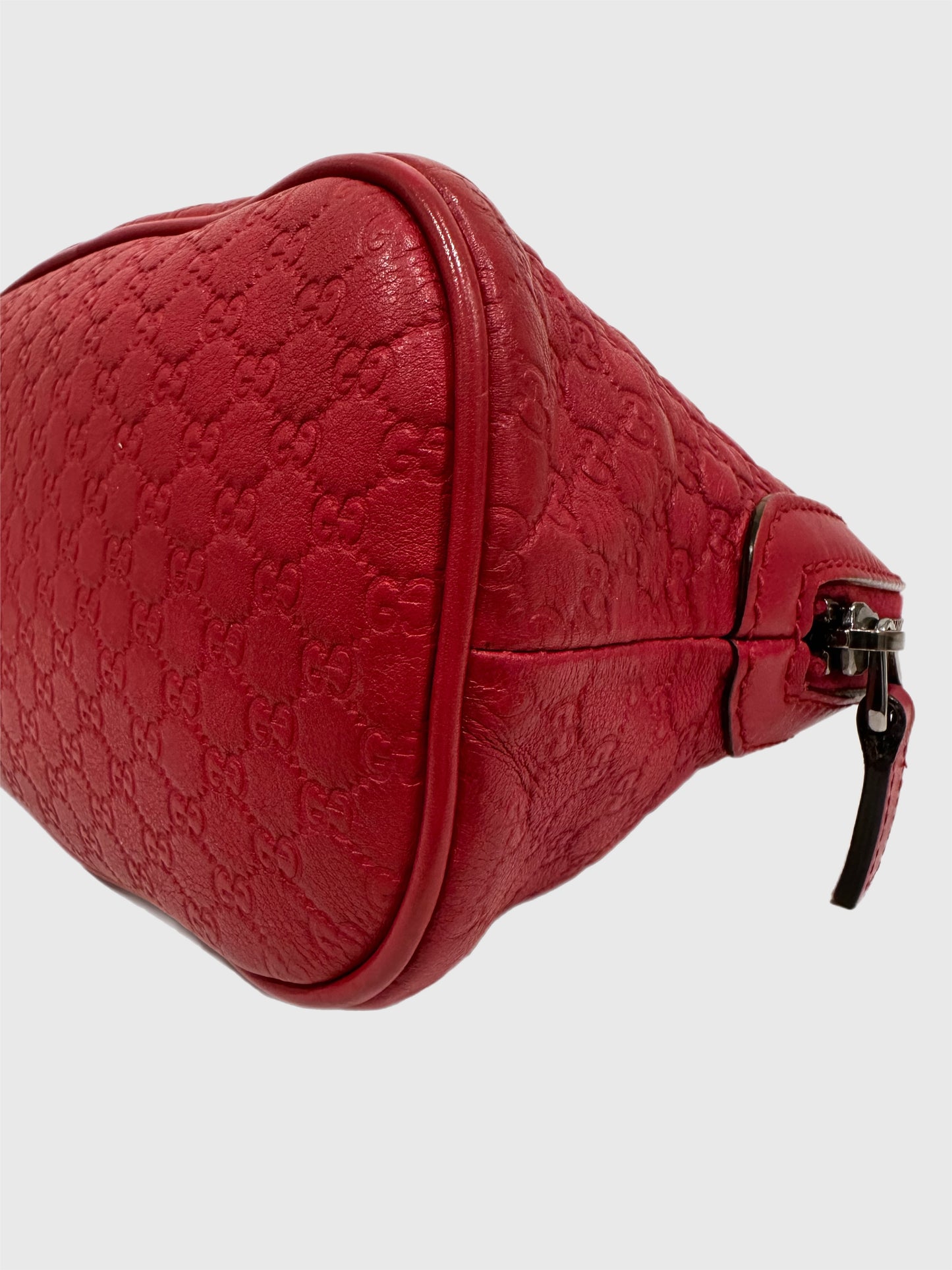 Gucci Red Microguccissima GG Mini Dome Cross Body Bag