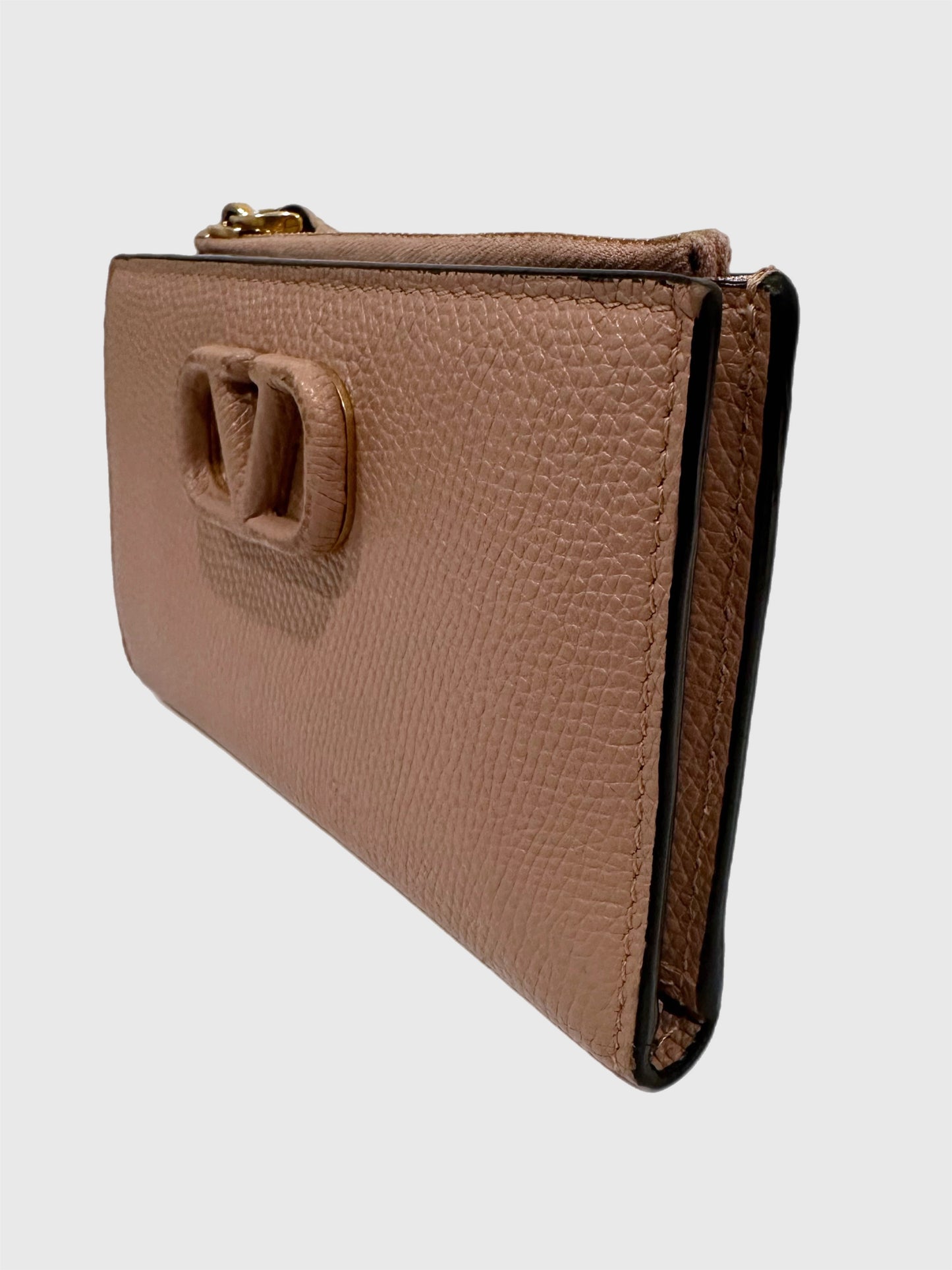 Valentino V Logo Signature Wallet
