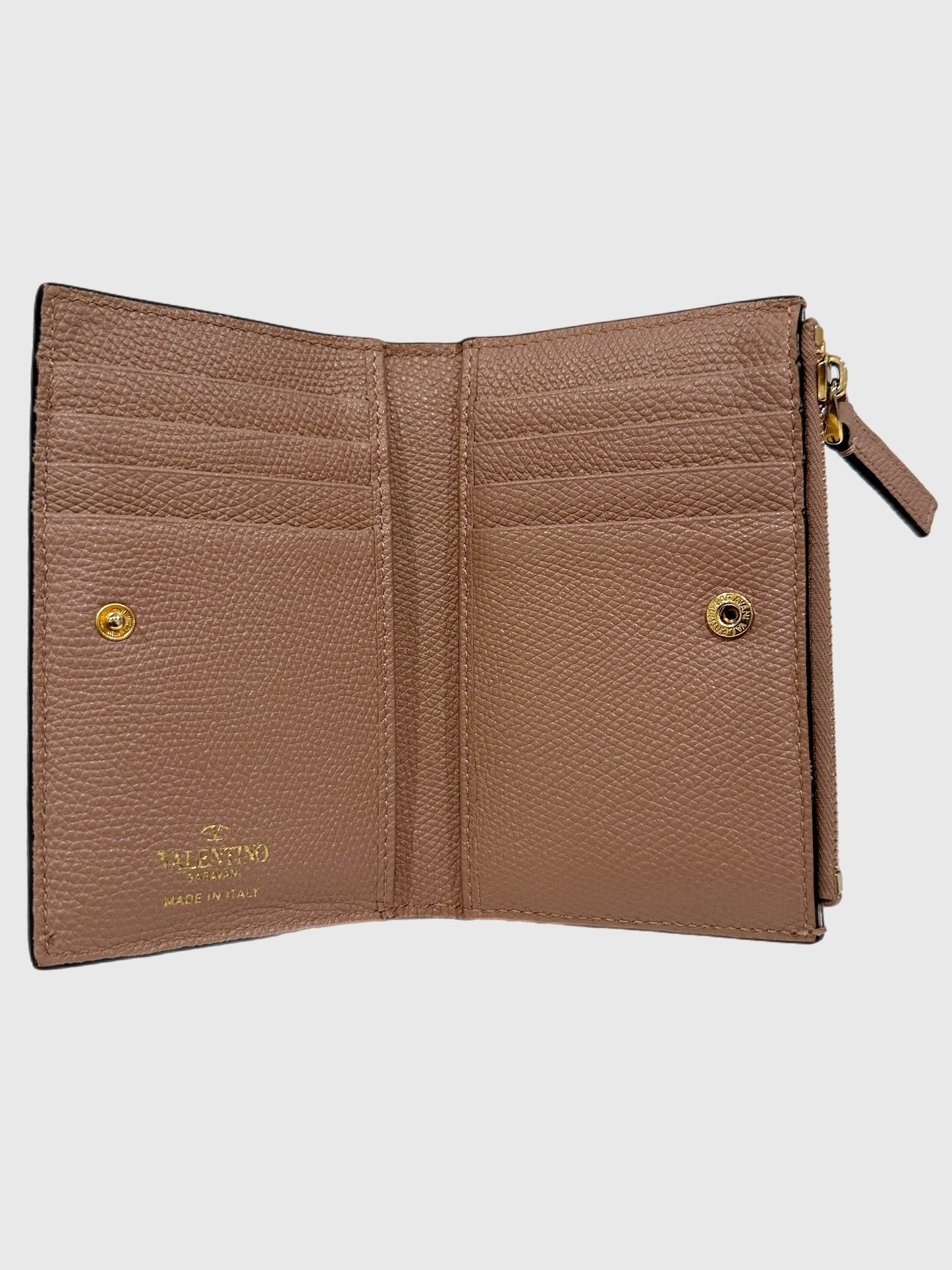 Valentino V Logo Signature Wallet