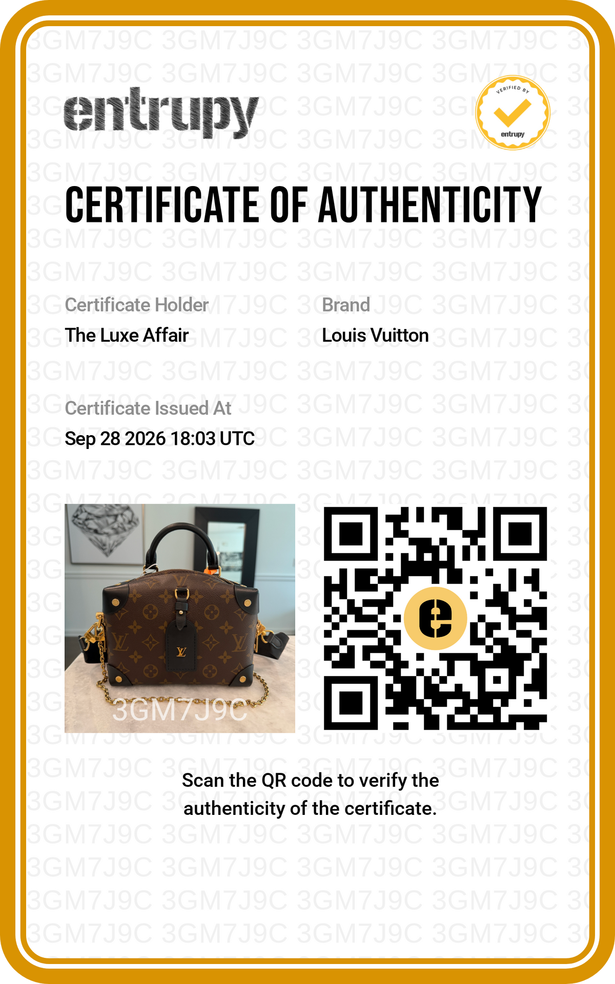 Pre-Owned Louis Vuitton Petite Malle Souple Monogram Trunk Bag