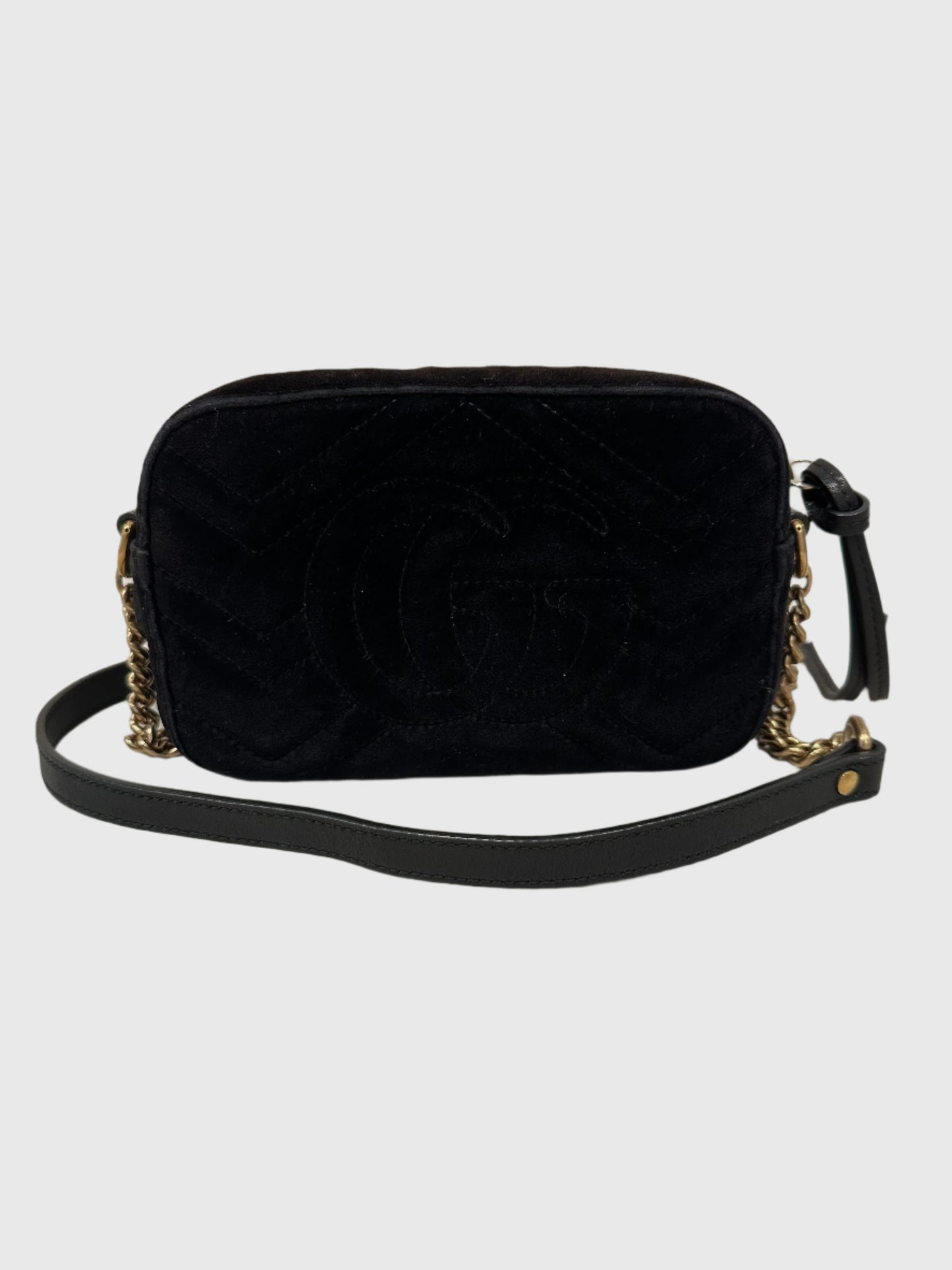 Gucci Marmont Velvet Crystal Bag