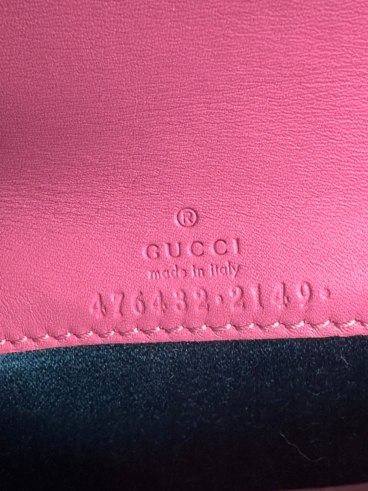 Gucci Pink Velvet Crystal Dionysus Super Mini Bag