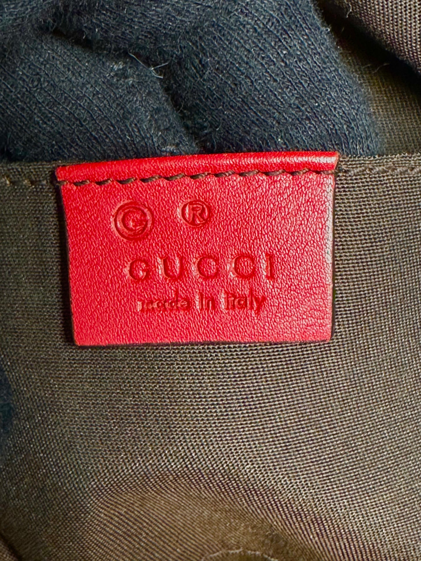 Gucci Red Microguccissima GG Mini Dome Cross Body Bag