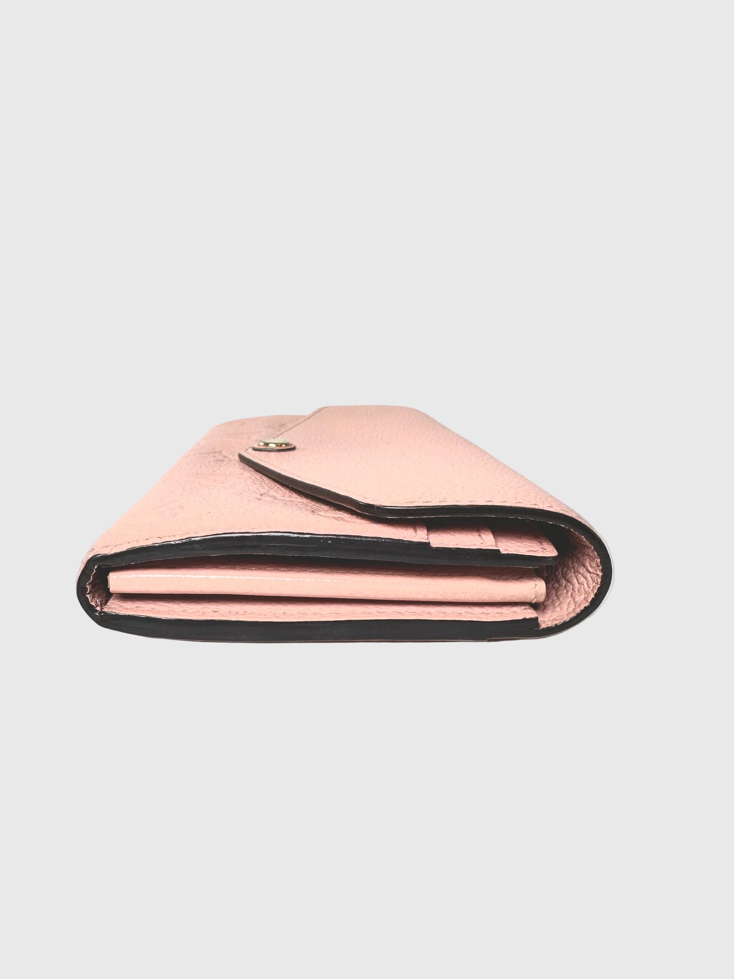 Louis Vuitton Pink Empreinte Monogram Sarah Wallet