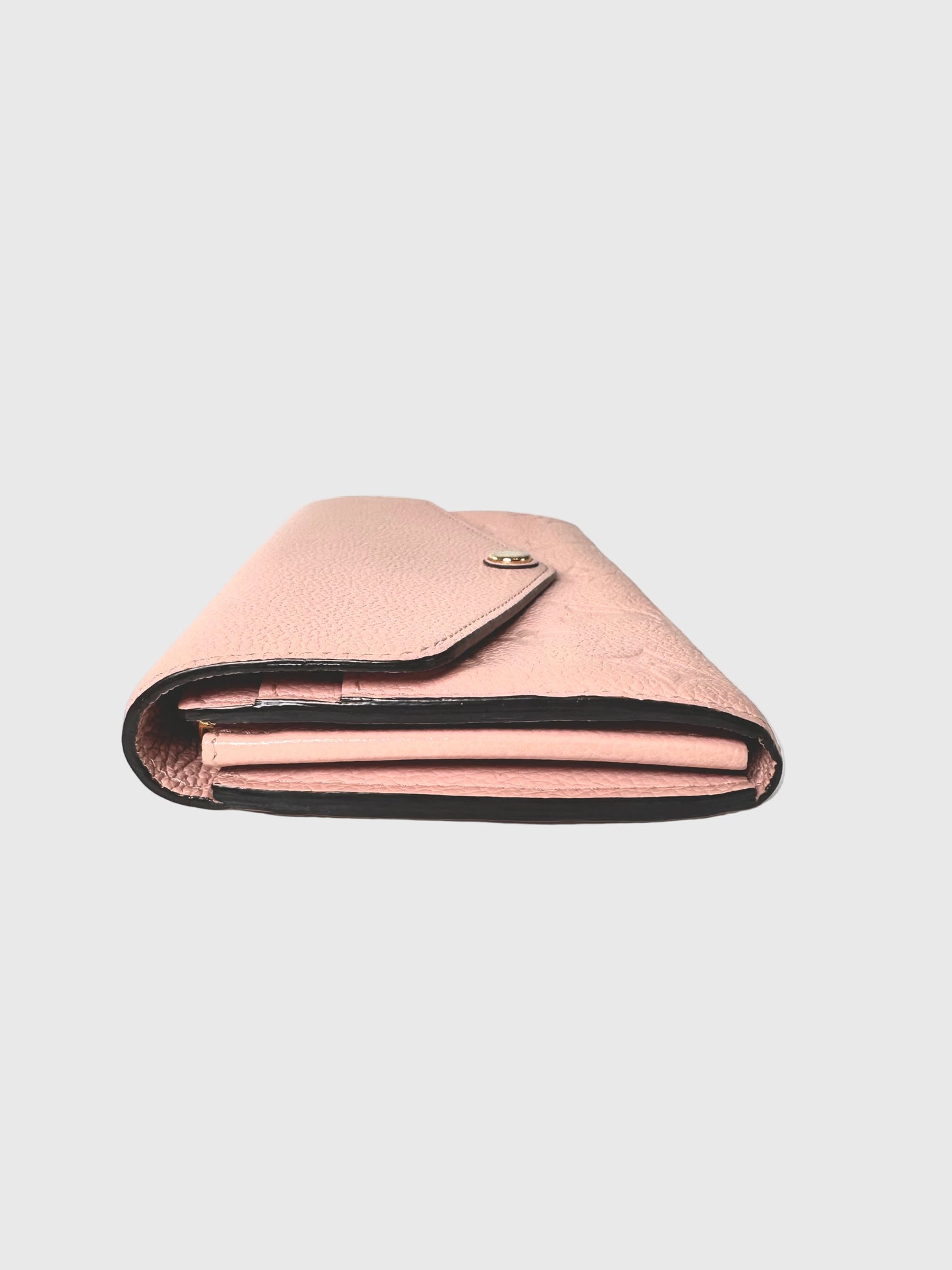 Louis Vuitton Pink Empreinte Monogram Sarah Wallet
