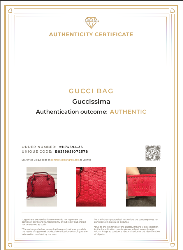 Gucci Red Microguccissima GG Mini Dome Cross Body Bag