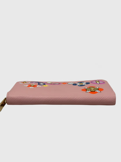 Louis Vuitton Epi Flower Long Zip Wallet