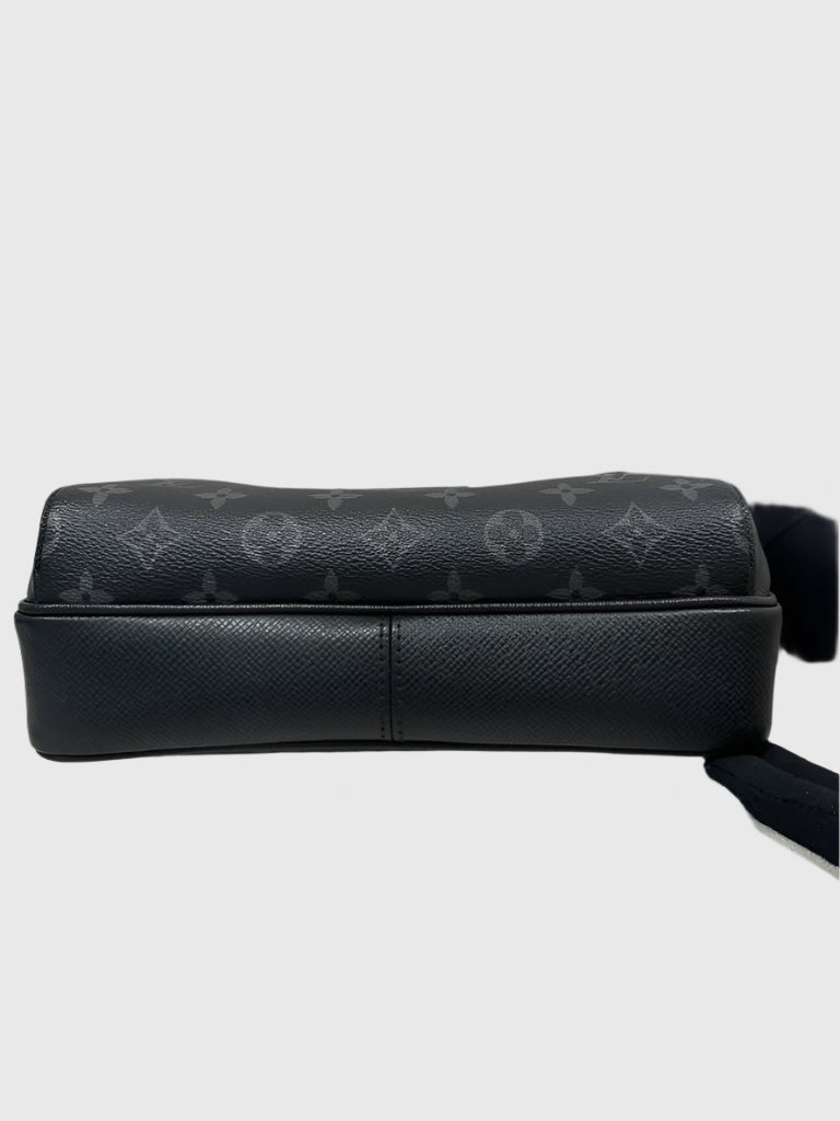 Louis Vuitton Outdoor Messenger Black Monogram Eclipse Taigarama Bag