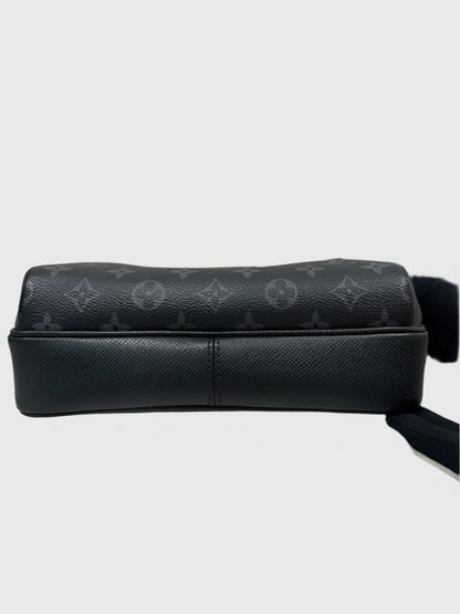 Louis Vuitton Outdoor Messenger Black Monogram Eclipse Taigarama Bag