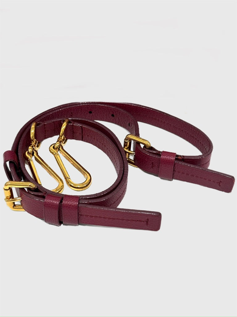 Louis Vuitton Aurore (Maroon Red) Empreinte Bandouliere Speedy 25 Crossbody Bag