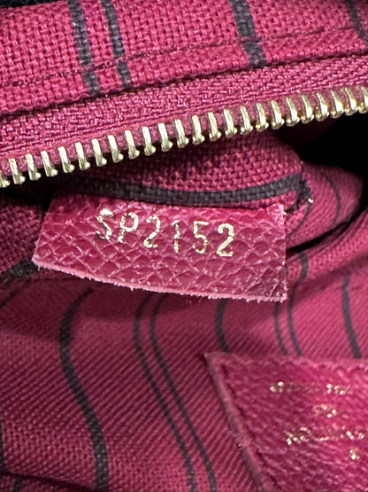 Louis Vuitton Aurore (Maroon Red) Empreinte Bandouliere Speedy 25 Crossbody Bag