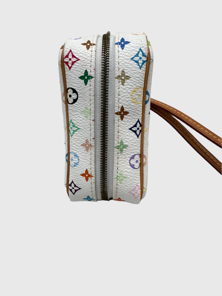 Louis Vuitton X Takashi Murakami White Multicolor Wapity Case
