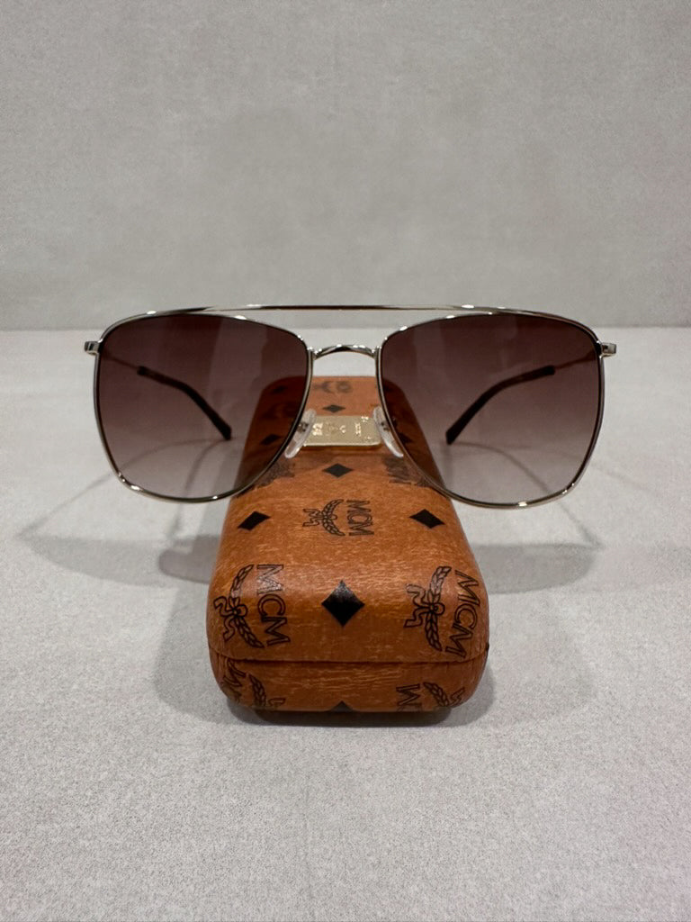 MCM Aviator Sunglasses w/Brown Tinted Lens