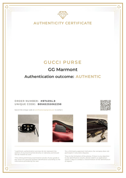 Gucci GG Marmont Black Velvet Crystal Crossbody Camera Bag