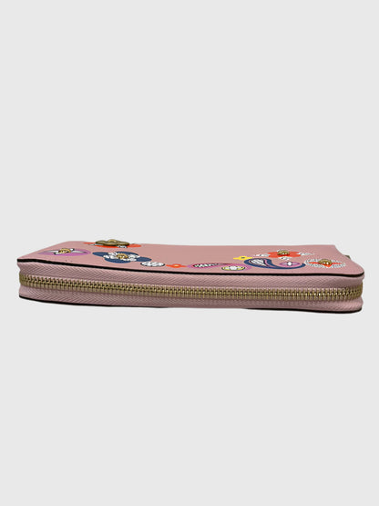 Louis Vuitton Epi Flower Long Zip Wallet