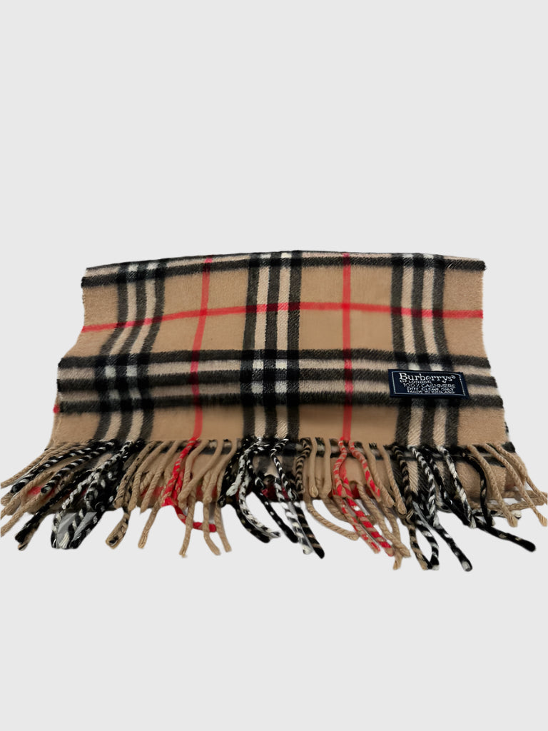 Burberry Vintage Nova Check Cashmere Scarf