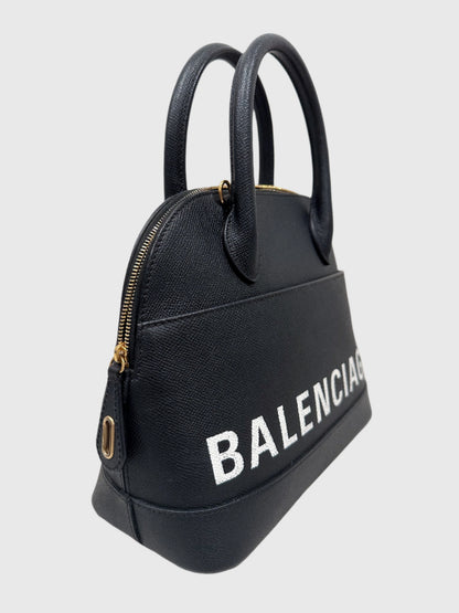 Balenciaga Ville Black Leather Small Bag