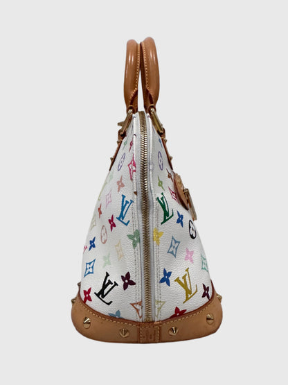Louis Vuitton White Multicolor Murakami Alma PM