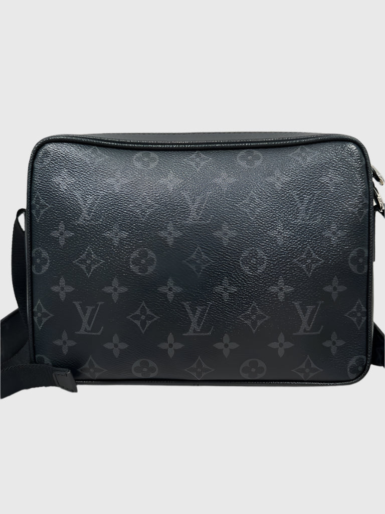 Louis Vuitton Outdoor Messenger Black Monogram Eclipse Taigarama Bag