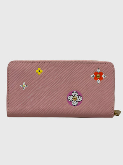 Louis Vuitton Epi Flower Long Zip Wallet